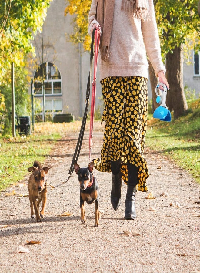 PETLICIOUS & MORE مجرفة فضلات الكلاب متوسطة الحجم محمولة من بيتليشوس آند مور مع أكياس فضلات، عبوة قيّمة لجمع فضلات الحيوانات الأليفة (عبوة واحدة، قد يختلف اللون) - Image 5